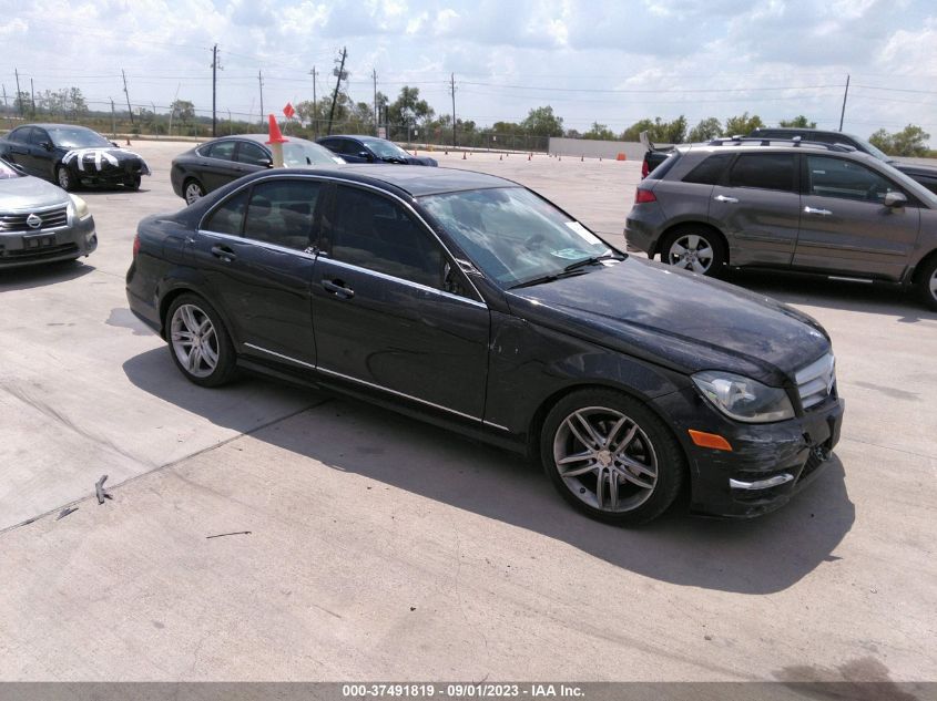 2013 MERCEDES-BENZ C-CLASS C 250 - WDDGF4HB4DR274819