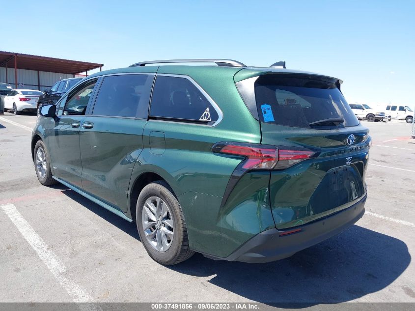 5TDJRKEC2MS060857 Toyota Sienna XLE 3