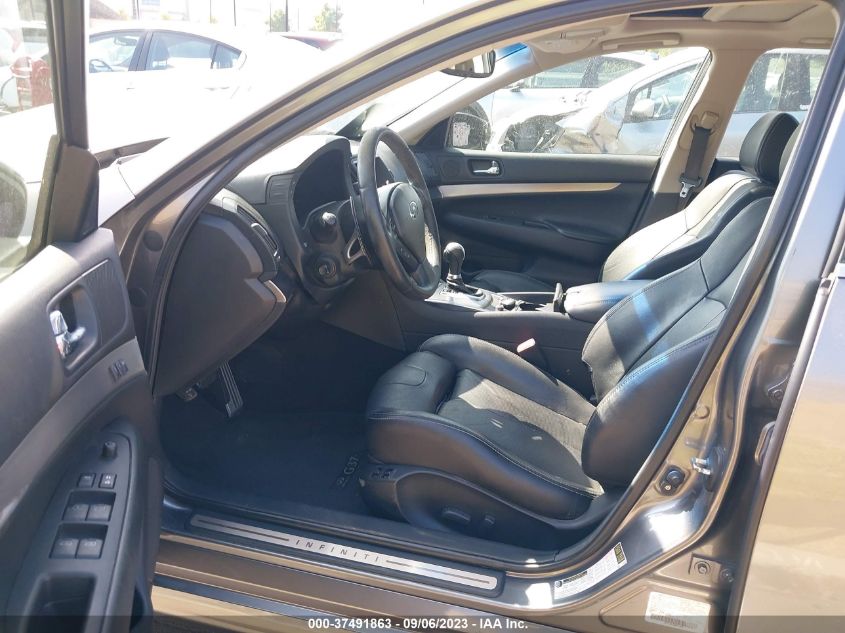 2013 INFINITI G37 SEDAN JOURNEY JN1CV6AP5DM712048