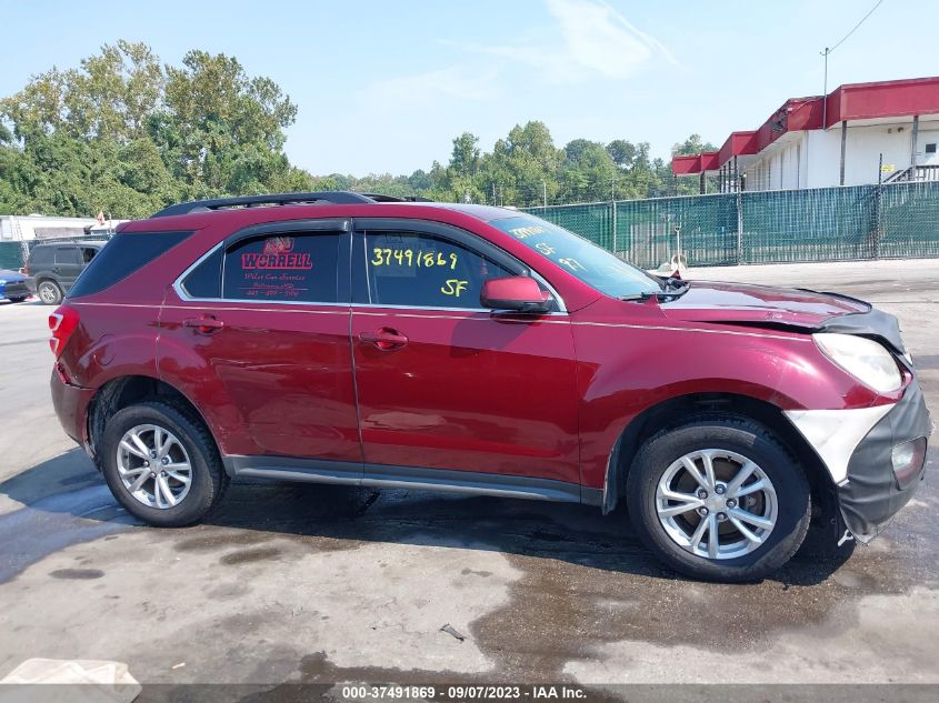 2017 CHEVROLET EQUINOX LT - 2GNFLFEK0H6124116