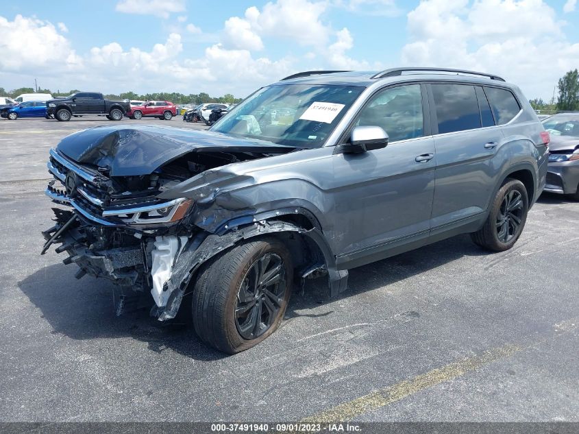 2022 VOLKSWAGEN ATLAS 3.6L V6 SE W/TECHNOLOGY - 1V2JR2CA8NC564168