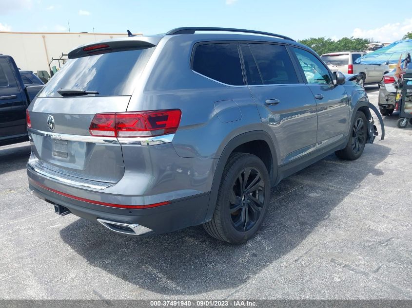 2022 VOLKSWAGEN ATLAS 3.6L V6 SE W/TECHNOLOGY - 1V2JR2CA8NC564168