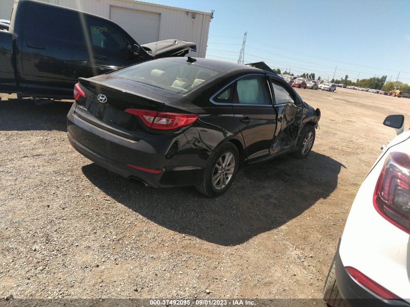 2016 HYUNDAI SONATA 2.4L SE - 5NPE24AF8GH406860