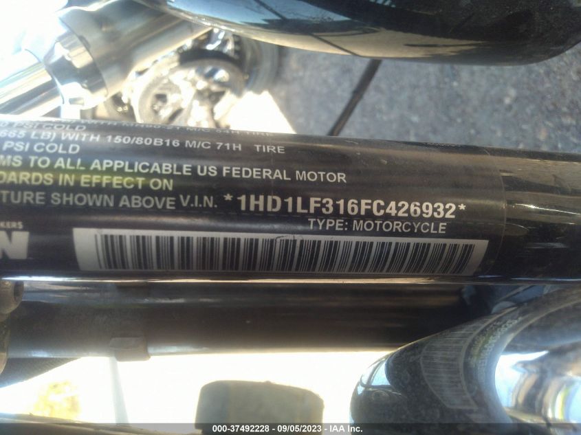 2015 HARLEY-DAVIDSON XL1200 V - 1HD1LF316FC426932