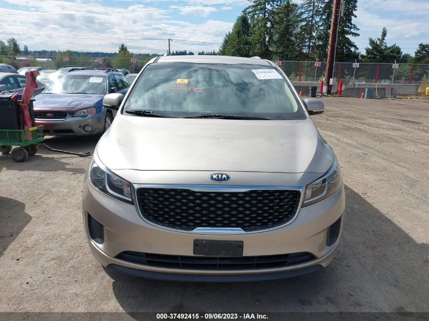 2015 KIA SEDONA LX - KNDMB5C16F6080360