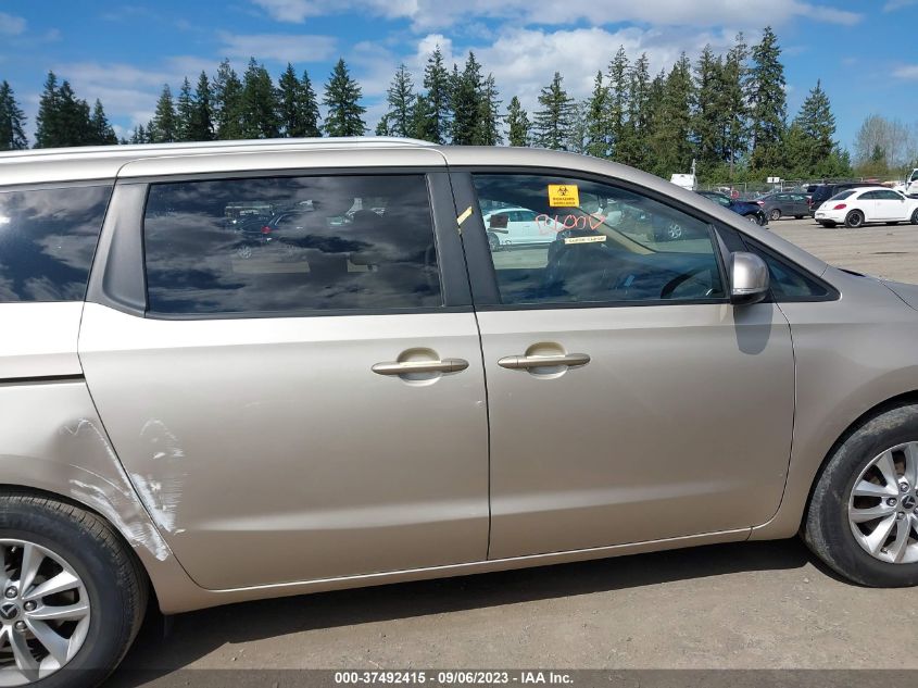 2015 KIA SEDONA LX - KNDMB5C16F6080360