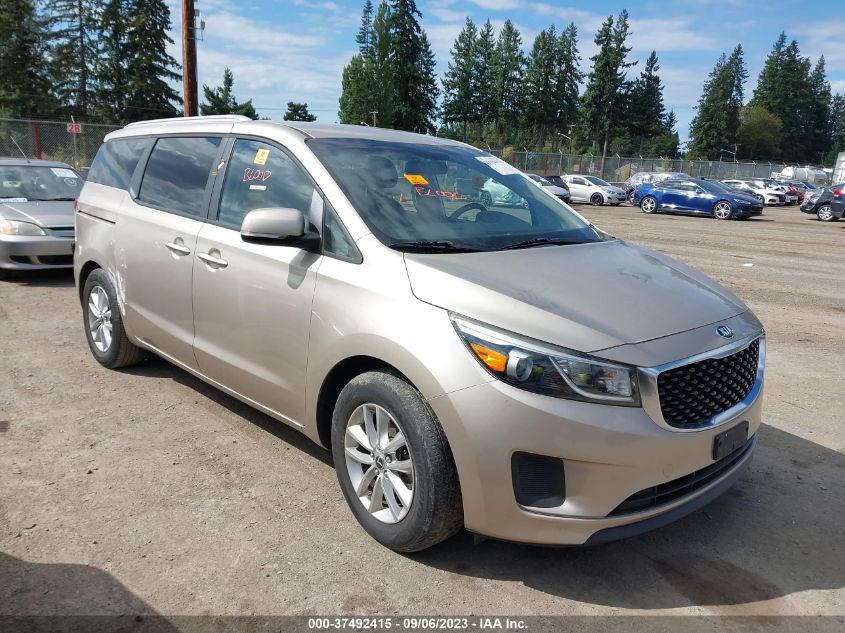2015 KIA SEDONA LX - KNDMB5C16F6080360