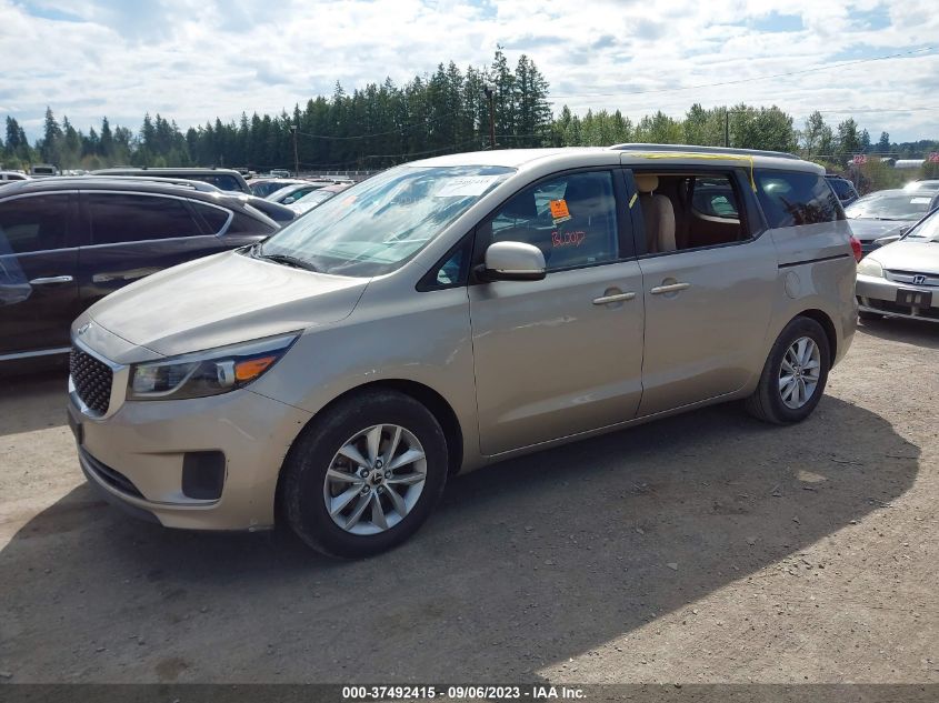 2015 KIA SEDONA LX - KNDMB5C16F6080360