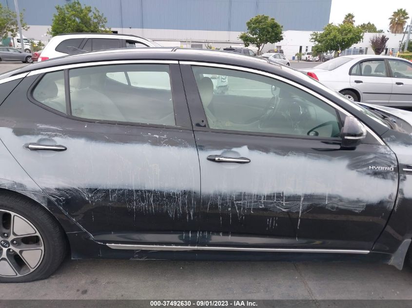 2013 KIA OPTIMA HYBRID EX - KNAGM4AD8D5050906