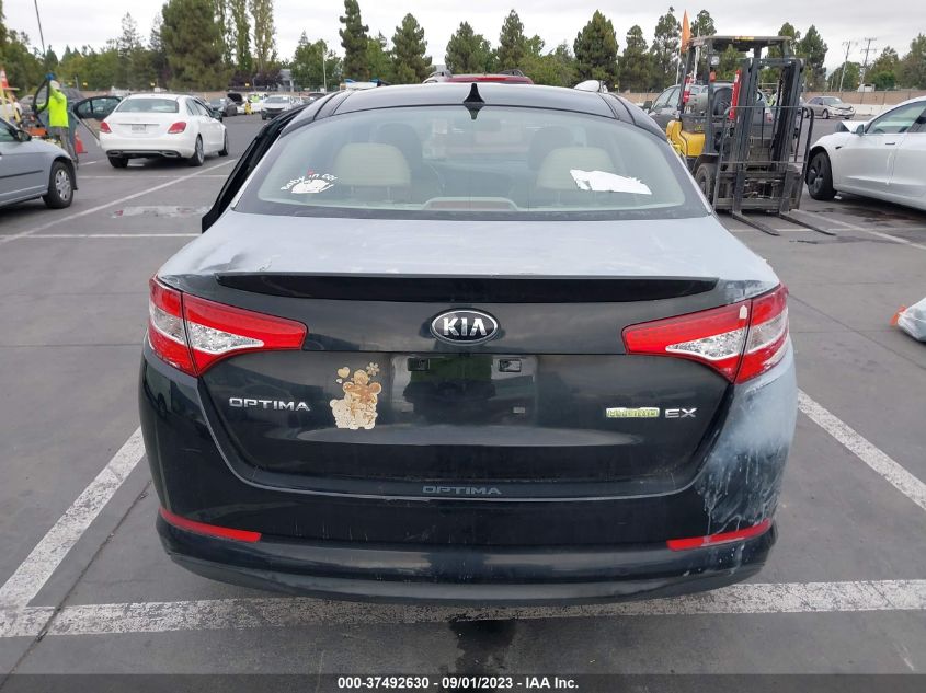 2013 KIA OPTIMA HYBRID EX - KNAGM4AD8D5050906