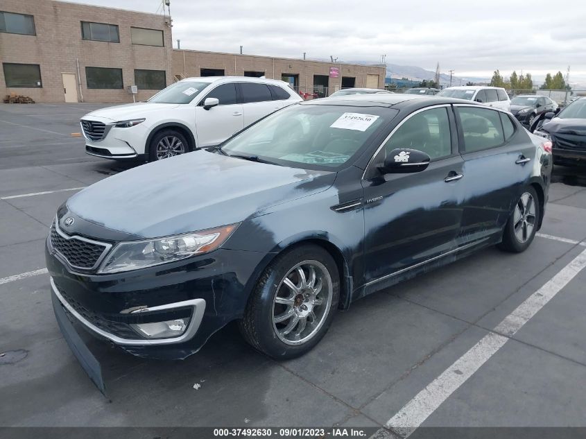 2013 KIA OPTIMA HYBRID EX - KNAGM4AD8D5050906