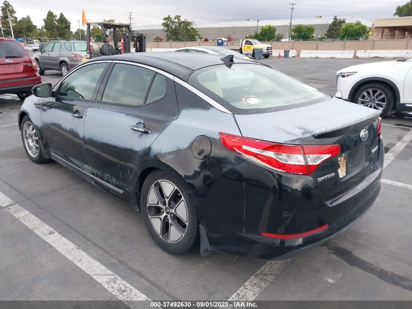 2013 KIA OPTIMA HYBRID EX - KNAGM4AD8D5050906