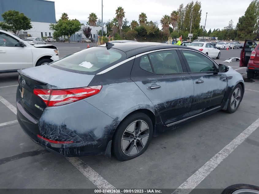 2013 KIA OPTIMA HYBRID EX - KNAGM4AD8D5050906