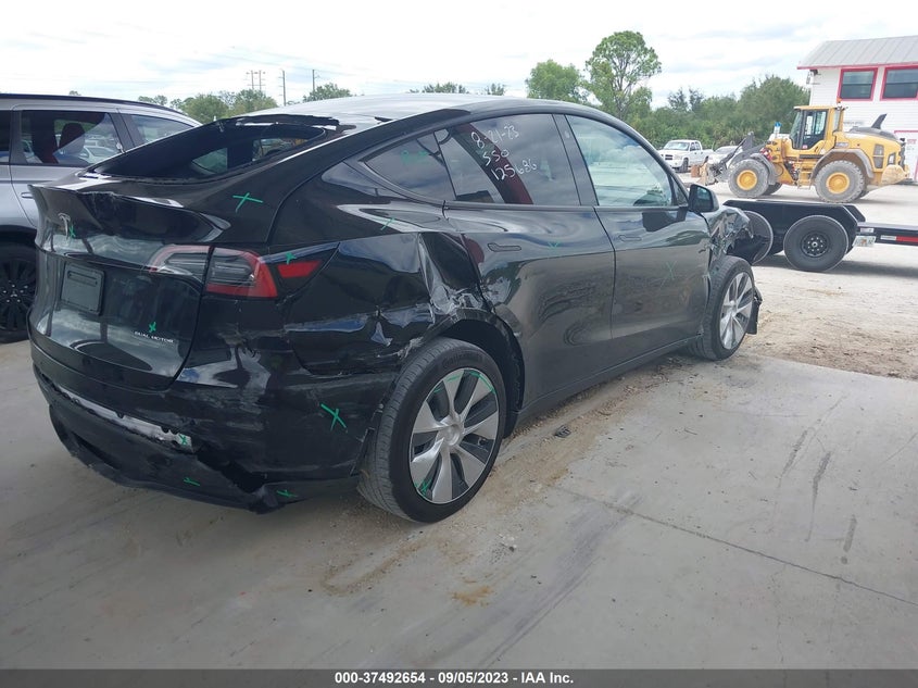 VIN 7SAYGDEE8NF363474 2022 TESLA MODEL Y LONG RANGE