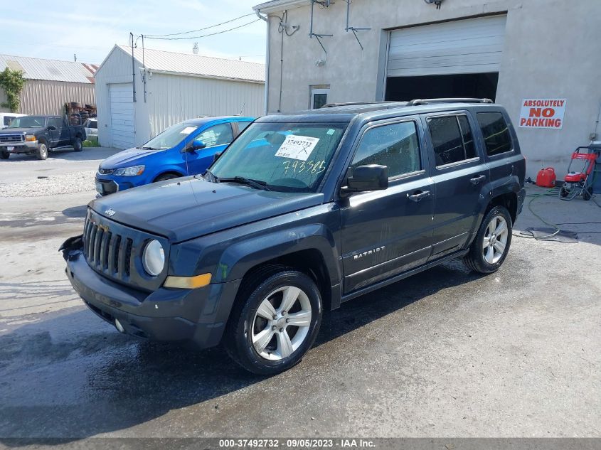 2014 JEEP PATRIOT LATITUDE - 1C4NJPFB2ED793385