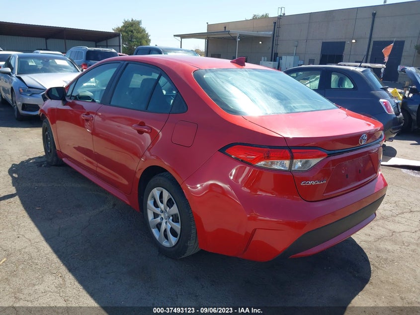VIN 5YFEPRAEXLP077176 2020 TOYOTA COROLLA LE