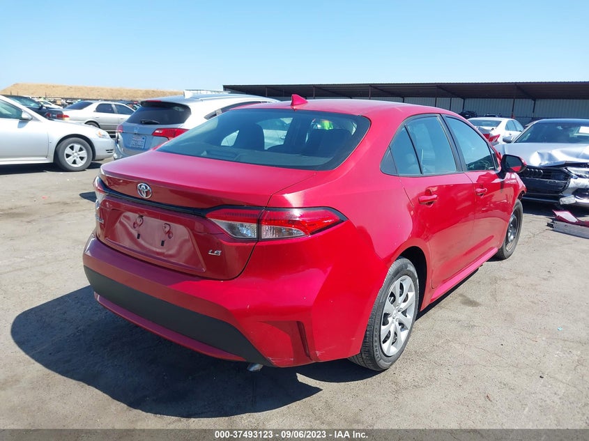 VIN 5YFEPRAEXLP077176 2020 TOYOTA COROLLA LE