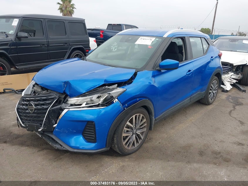 VIN 3N1CP5CV9ML498286 2021 NISSAN KICKS SV