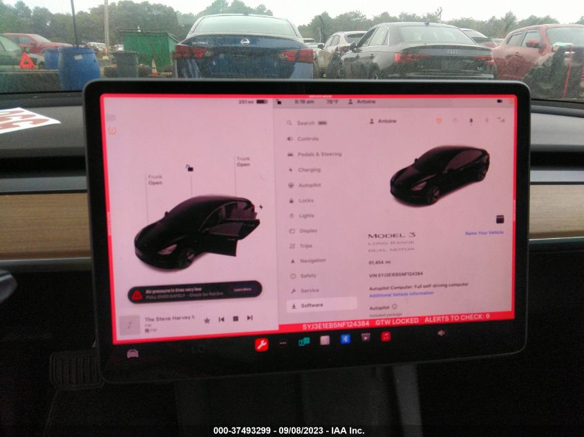 2022 TESLA MODEL 3 LONG RANGE - 5YJ3E1EB5NF124384