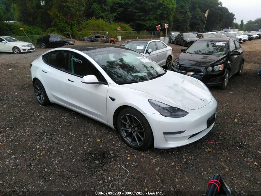 2022 TESLA MODEL 3 LONG RANGE - 5YJ3E1EB5NF124384