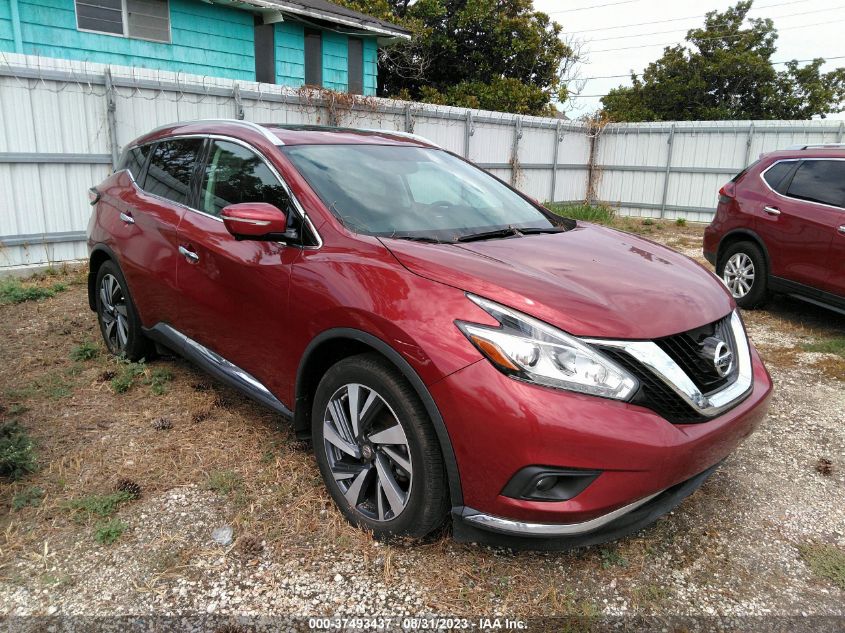 2015 NISSAN MURANO PLATINUM - 5N1AZ2MH5FN235507