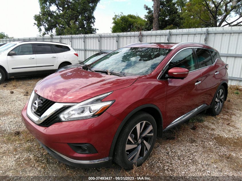 2015 NISSAN MURANO PLATINUM - 5N1AZ2MH5FN235507