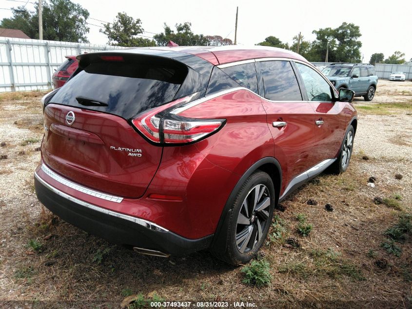 2015 NISSAN MURANO PLATINUM - 5N1AZ2MH5FN235507