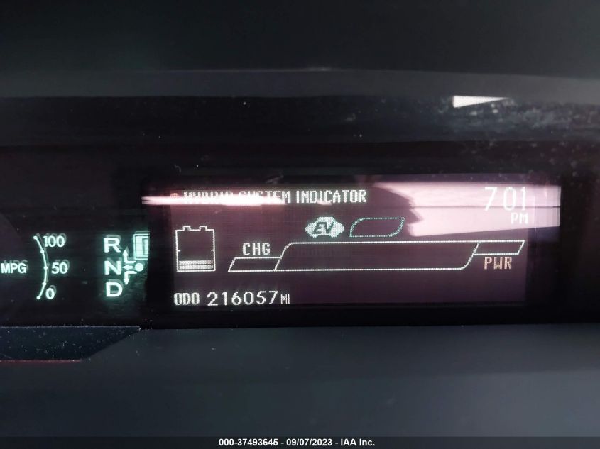 2014 TOYOTA PRIUS FOUR/FIVE/THREE/ONE/TWO - JTDKN3DU9E1775004