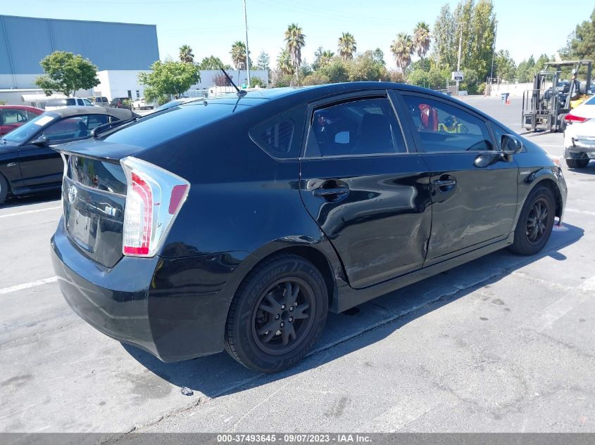 2014 TOYOTA PRIUS FOUR/FIVE/THREE/ONE/TWO - JTDKN3DU9E1775004