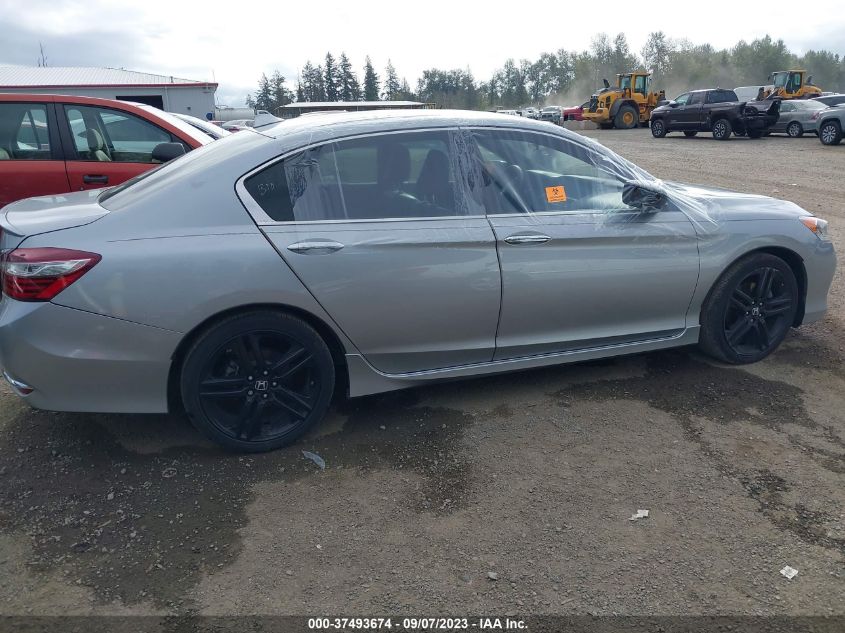 2017 HONDA ACCORD SEDAN SPORT SE - 1HGCR2F18HA057858
