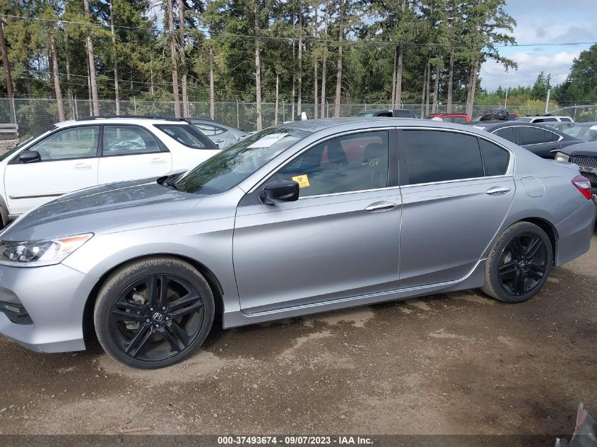 2017 HONDA ACCORD SEDAN SPORT SE - 1HGCR2F18HA057858