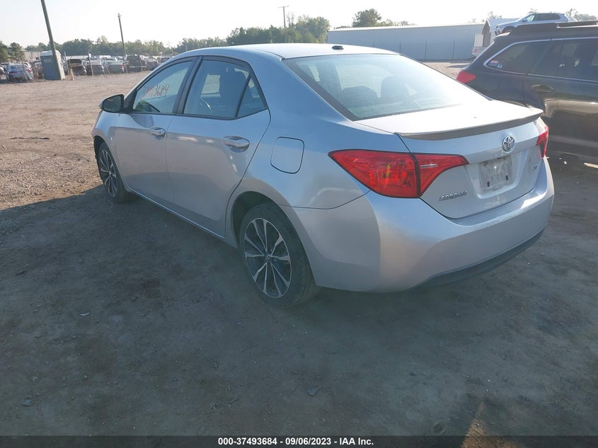 VIN 2T1BURHEXHC788367 2017 TOYOTA COROLLA L/LE/XLE/SE
