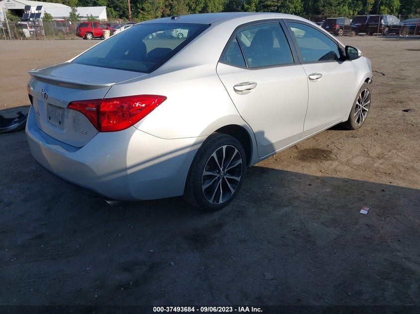 VIN 2T1BURHEXHC788367 2017 TOYOTA COROLLA L/LE/XLE/SE