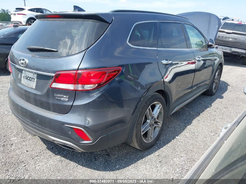 2017 HYUNDAI SANTA FE LIMITED ULTIMATE - KM8SRDHF1HU207429