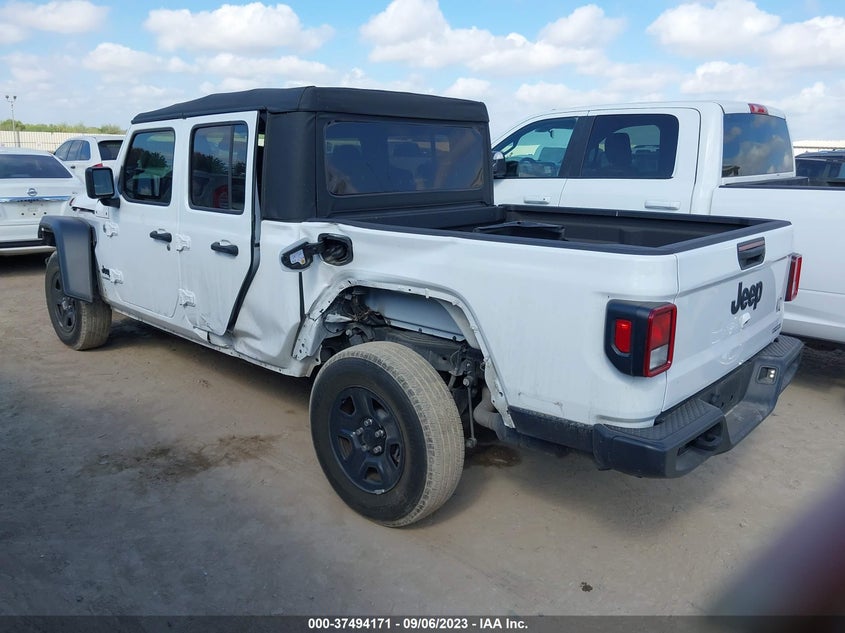 VIN 1C6HJTAG2ML568274 2021 JEEP GLADIATOR SPORT