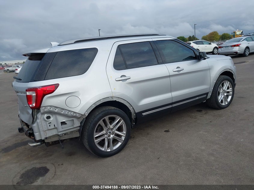 VIN 1FM5K8D88HGD64132 2017 FORD EXPLORER XLT
