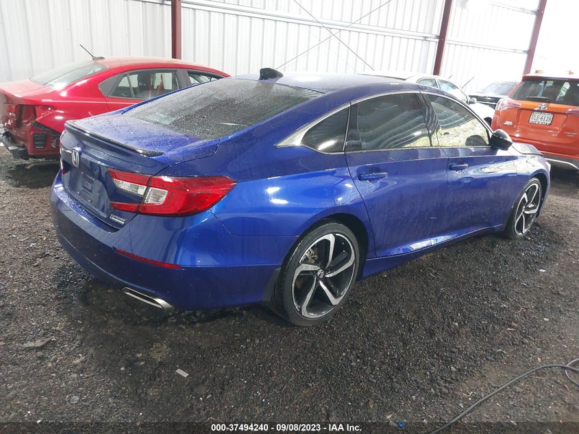 VIN 1HGCV1F43NA094845 2022 HONDA ACCORD SEDAN SPORT SE