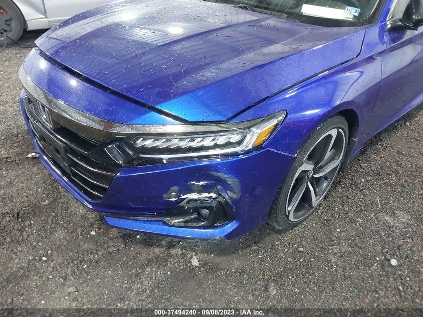 VIN 1HGCV1F43NA094845 2022 HONDA ACCORD SEDAN SPORT SE