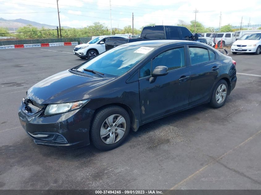 2013 HONDA CIVIC SDN LX - 19XFB2F53DE003345