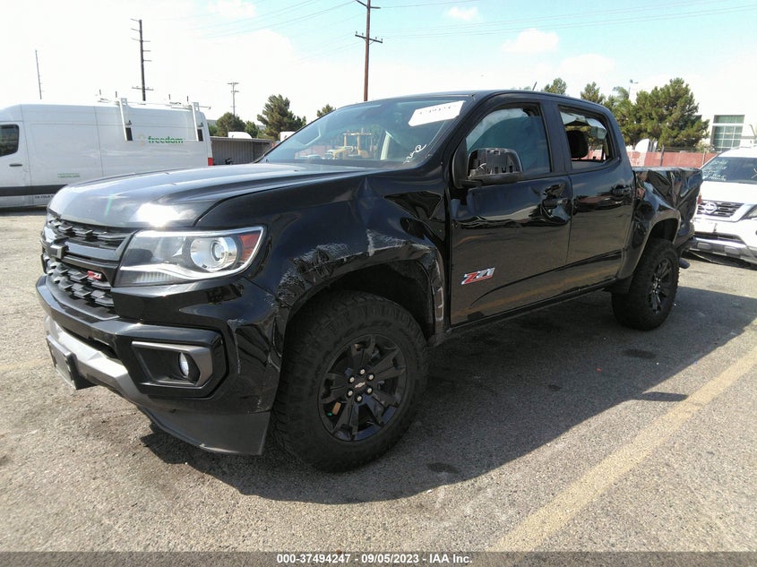 VIN 1GCGSDEN2N1136829 2022 CHEVROLET COLORADO 2WD Z71