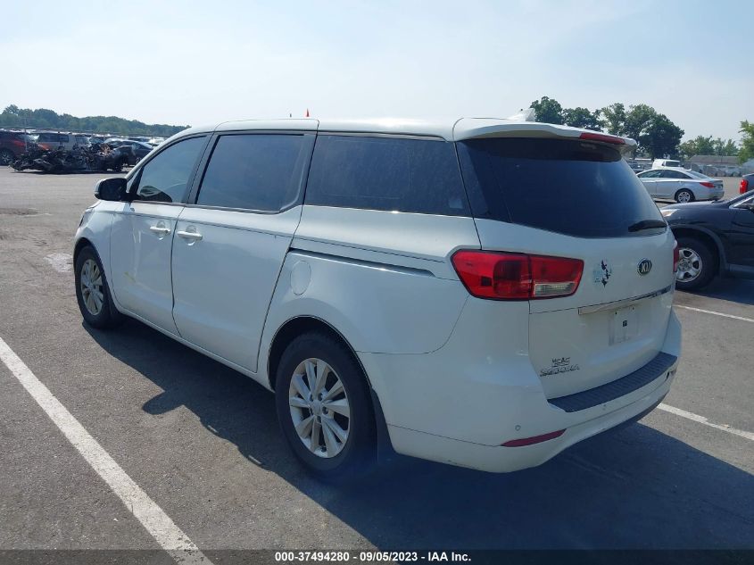 2015 KIA SEDONA L - KNDMA5C13F6016439
