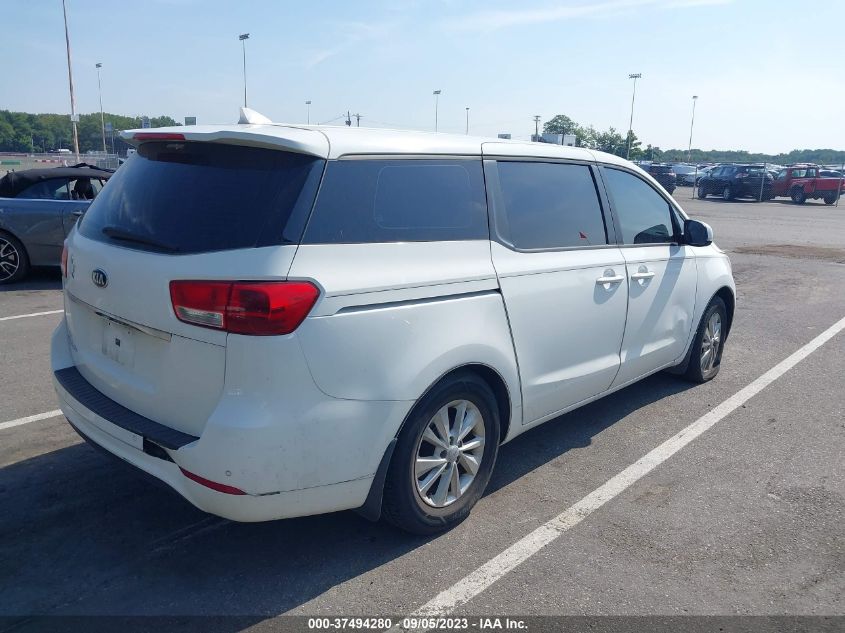 2015 KIA SEDONA L - KNDMA5C13F6016439