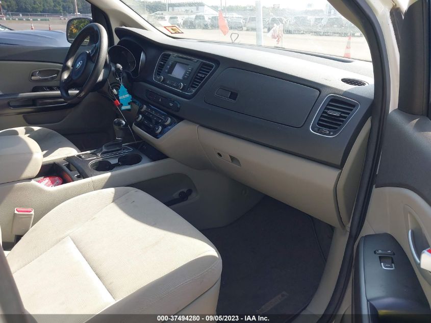 2015 KIA SEDONA L - KNDMA5C13F6016439