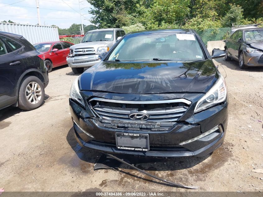 2015 HYUNDAI SONATA 2.4L LIMITED - 5NPE34AFXFH129351