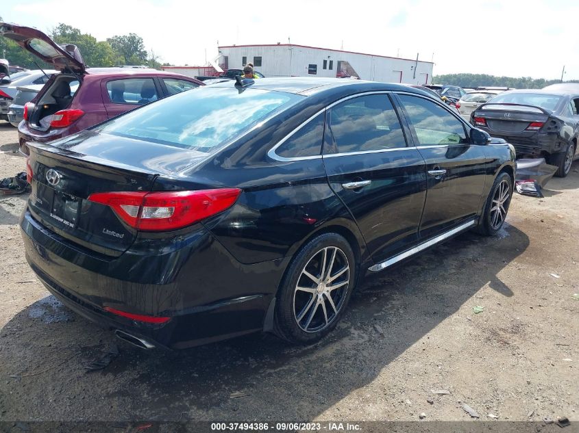 2015 HYUNDAI SONATA 2.4L LIMITED - 5NPE34AFXFH129351