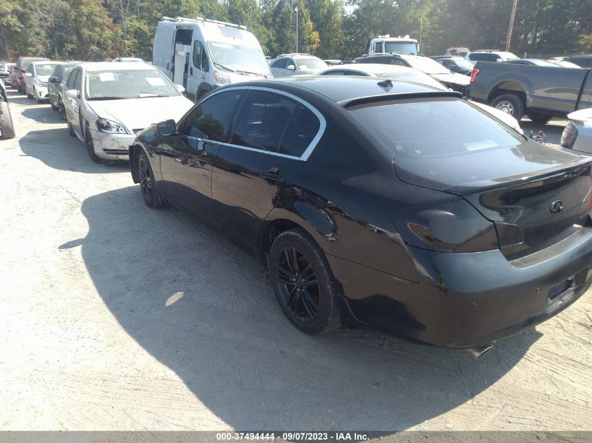 2013 INFINITI G37 SEDAN X JN1CV6AR4DM357035