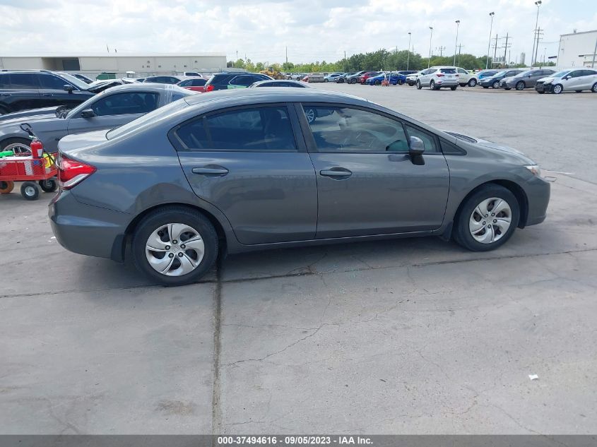 2013 HONDA CIVIC SDN LX - 2HGFB2F51DH581594