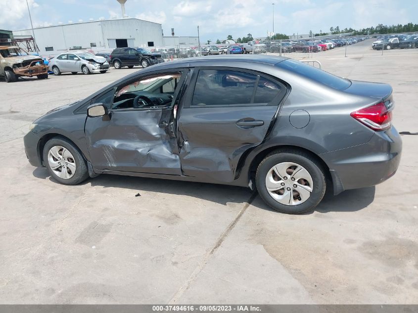 2013 HONDA CIVIC SDN LX - 2HGFB2F51DH581594