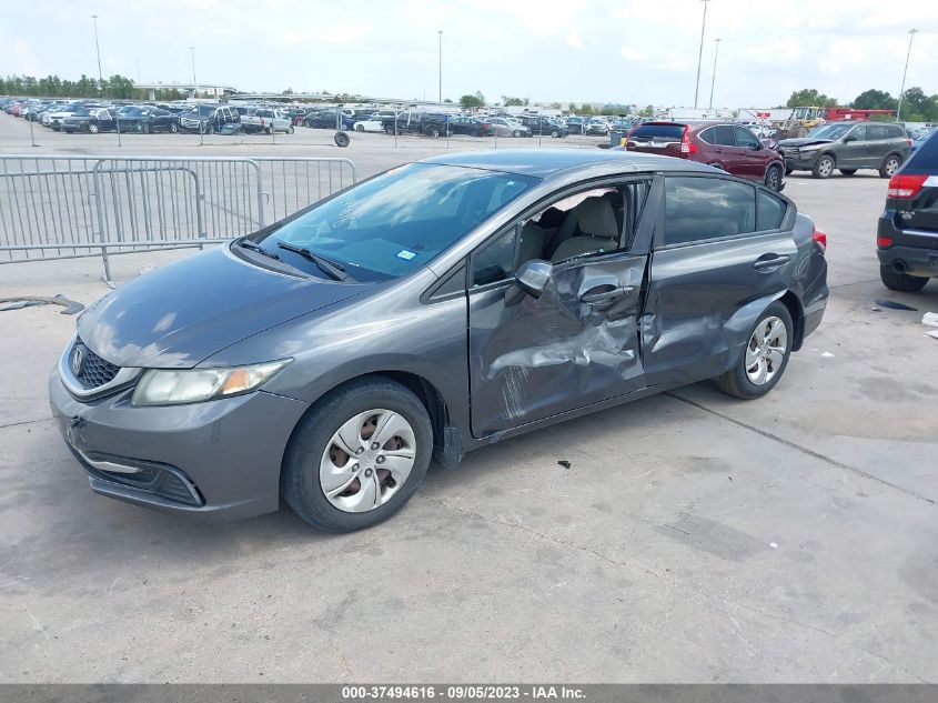 2013 HONDA CIVIC SDN LX - 2HGFB2F51DH581594