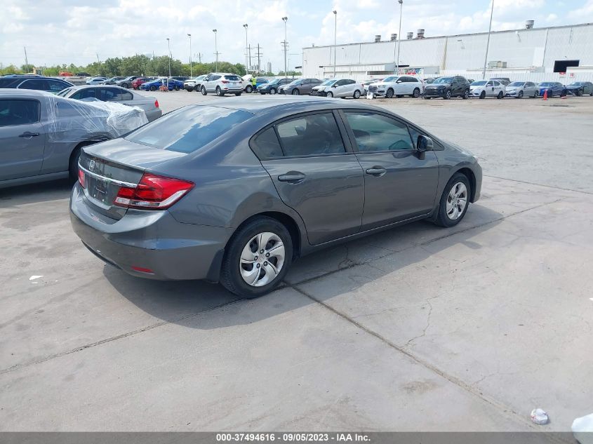 2013 HONDA CIVIC SDN LX - 2HGFB2F51DH581594